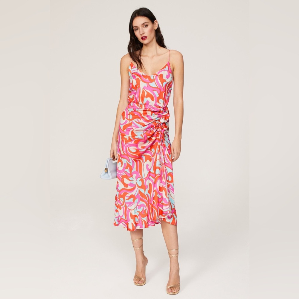 ELF Colorful Swirl Pattern Dress